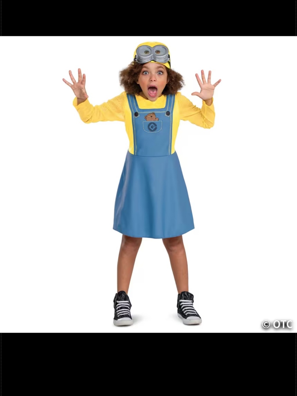 Girl's Minions Bob Costume - small 4/6x - Kids Halloween Costume